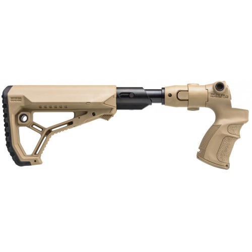 Приклад телескопический Fab Defense С-AGRF870 FK SB GL-CORE для Remington 870 с амортизатором Койот