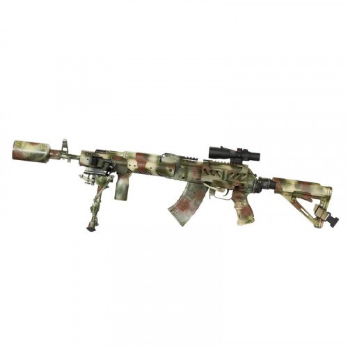 Переходник Рысь АК-2 со смещением 17 мм для трубок приклада тип Comm для Сайга-МК / АК-100 / АКС-74