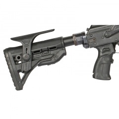 Переходник Рысь АК-2 со смещением 17 мм для трубок приклада тип Comm для Сайга-МК / АК-100 / АКС-74