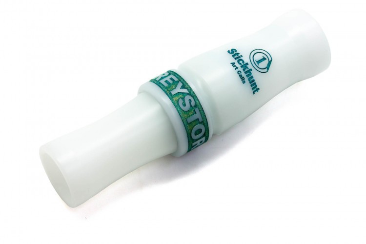 Манок духовой на серого гуся Stickhunt ArtCalls Greystorm дерлин Белый / Изумруд