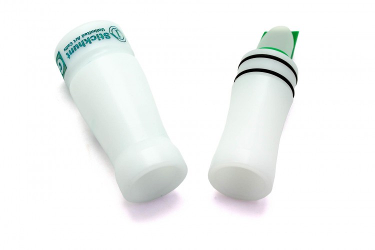 Манок духовой на серого гуся Stickhunt ArtCalls Greystorm дерлин Белый / Изумруд