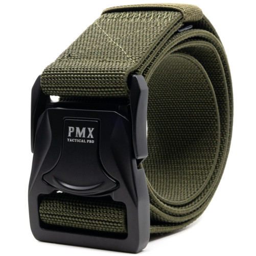 Ремень брючный PMX-16 с металлической застёжкой Зелёный