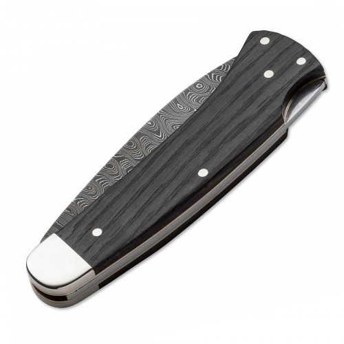 Нож складной Boker Solingen Fellow Damascus 111045DAM клинок 8.3 см Черный