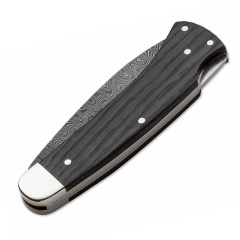 Нож складной Boker Solingen Fellow Damascus 111045DAM клинок 8.3 см Черный