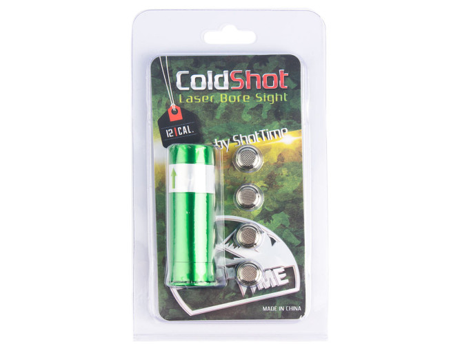 Лазерный патрон ShotTime ColdShot ST-LS-12-PB-G для 12х60 калибра Лазер - Зелёный