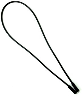 Шнурок PMX для стрелковых очков из силикона 64,5 см Чёрный