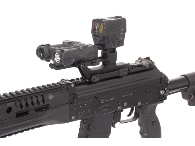 Кронштейн Вектор-7.62 VR-KR небыстросъёмный Picatinny для коллиматора и ЛЦУ