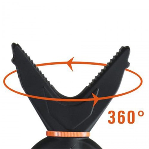 Опора телескопическая для оружия Vanguard Scout M62 1 нога 4 колена Черный