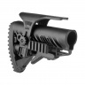 Приклад телескопический Fab Defense GLR-16 PCP с упором для щеки и планкой Picatinny Чёрный