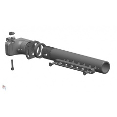 Переходник Рысь В12-1 со смещением 5 мм для трубок тип Comm для оружия тип Вепрь-12