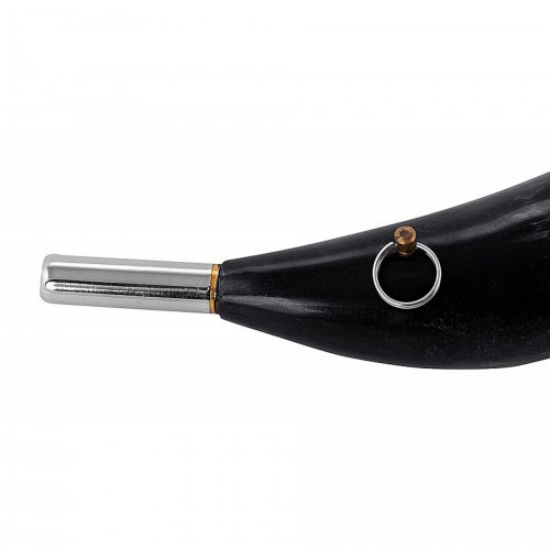 Горн охотничий PakiGorn из рога животного 36 см Круглый