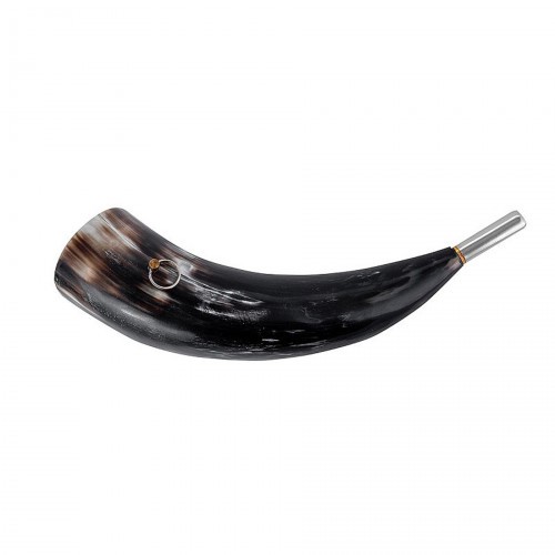 Горн охотничий PakiGorn из рога животного 36 см Круглый