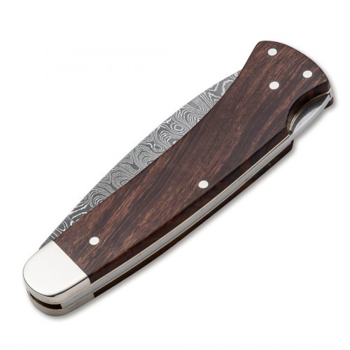 Нож складной Boker Solingen Fellow Damascus 111065DAM клинок 8.3 см Коричневый