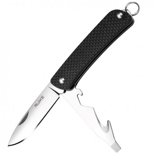 Нож складной Ruike S21-B Клинок 5 см Чёрный