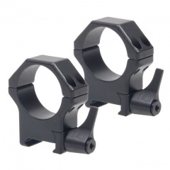 Кольца для прицела Contessa Alessandro (SPP02/B/SR) быстросъемные D=30 мм H=12 мм на Weaver | Средний 2 шт