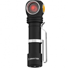 Фонарь налобный Armytek Wizard C2 WR Magnet USB Свет - Тёплый / Красный | 1100/230 lm 98/41 м