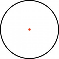 Прицел коллиматорный Target Optic 1X30 IR FP (TO-1-30-DT) Закрытый DOT 2 MOA