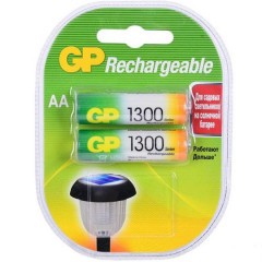 Аккумулятор GP Rechargeable 130AAHC Тип LR06 (AA) 1.2V 1300 мАч 2 шт