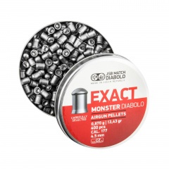 Пульки для пневматики JSB Exact Monster Diablo Полусферические 4.5 мм 0.87 г (400 шт)