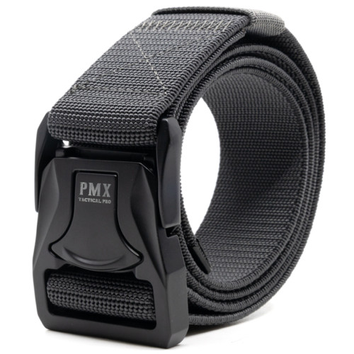 Ремень брючный PMX-16 с металлической застёжкой Серый