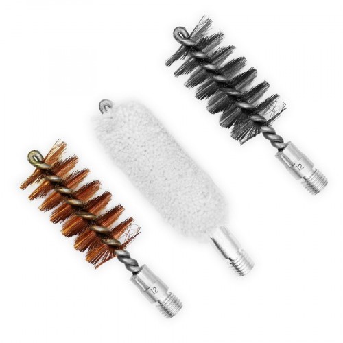 Ерш щетинный для чистки оружия Birchwood Casey 41263 для .22 калибра Папа 8/32 Нейлон, Бронза, Хлопок 3 шт