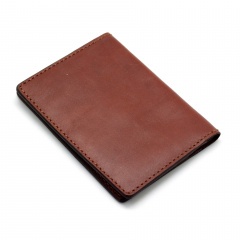 Обложка для автодокументов Пергама Лось из натуральной кожи Коричневый