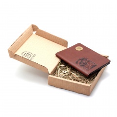 Обложка для автодокументов Пергама Лось из натуральной кожи Коричневый