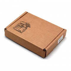 Обложка для автодокументов Пергама Лось из натуральной кожи Коричневый