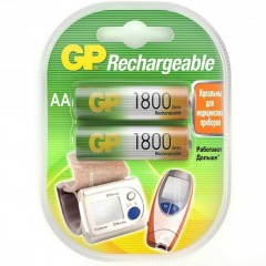 Аккумулятор GP Rechargeable 180AAHC Тип LR06 (AA) 1.2V 1800 мАч 2 шт