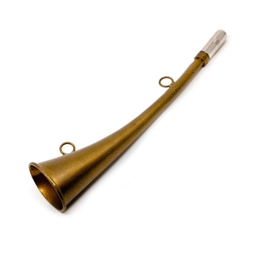 Горн охотничий PakiGorn из латуни 31 см Плоский