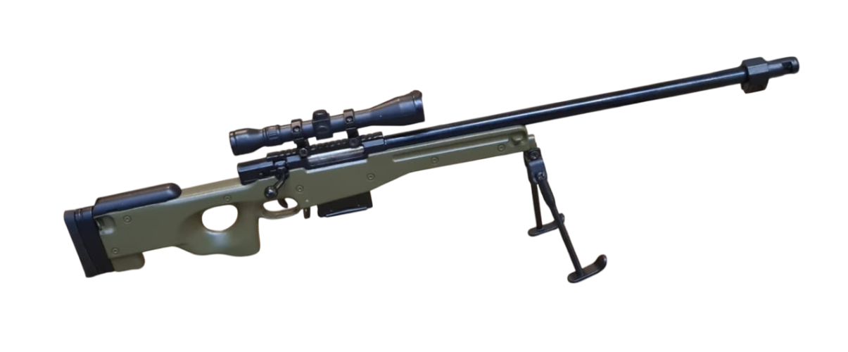 Модель сувенирная в виде оружия Microgun LAWP Снайперская винтовка Хаки