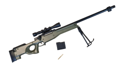 Модель сувенирная в виде оружия Microgun LAWP Снайперская винтовка Хаки