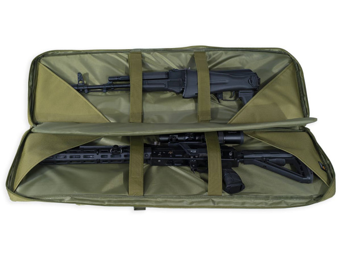 Кейс ShotTime для оружия тактический с лямками и разделителем 92x29x6 Хаки