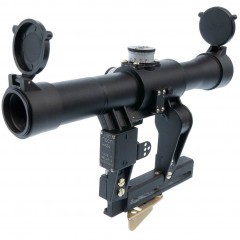 Прицел оптический ПОСП 4X24 Т Сетка Парабола / Подсветка на СКС / Тигр с ЛЦУ
