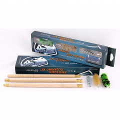 Набор для чистки гладкоствольного оружия ShotTime ST-CK-12W для 12 калибра деревянный шомпол + 3 ерша