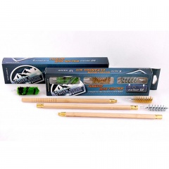 Набор для чистки гладкоствольного оружия ShotTime ST-CK-12W для 12 калибра деревянный шомпол + 3 ерша