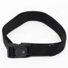 Ремень брючный PMX-16 с металлической застёжкой Чёрный