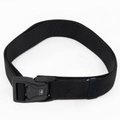 Ремень брючный PMX-16 с металлической застёжкой Чёрный