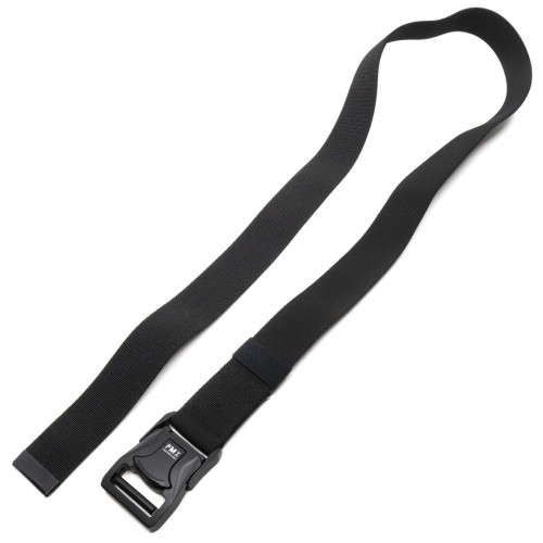 Ремень брючный PMX-16 с металлической застёжкой Чёрный