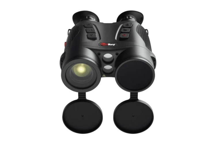 Бинокль тепловизионный гибридный iRay Gemini GEH 50R 4.1-16.4/3.8-15.2X50/35 S=640X512 / 1920X1080 Обнаружение 2600 м