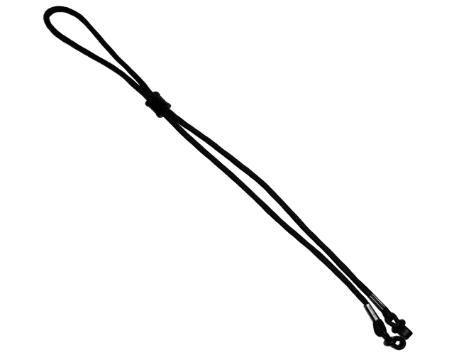 Шнурок PMX для стрелковых очков из нейлона 70 см Чёрный