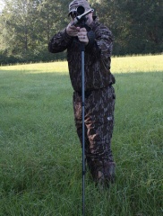 Опора телескопическая для оружия Primos PoleCat 65481 1 нога 3 колена Черный