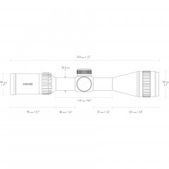 Прицел оптический Hawke Airmax WA 3-9X40 SFP AO WP (13110) Сетка AMX