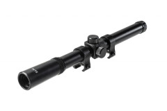 Прицел с кронштейном, 4x15 (тонкий крест)