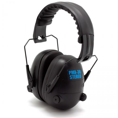 Наушники активные стрелковые PMX Stereo PMX-30B 25-82 ДБ Чёрный