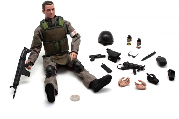 Коллекционная модель солдата Pattiz Toys CORPSMAN Санитар