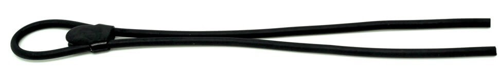 Шнурок для стрелковых очков из силикона премиум-класса черный CORD 56 (длина 56 см)