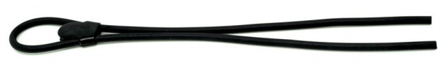 Шнурок для стрелковых очков из силикона премиум-класса черный CORD 56 (длина 56 см)