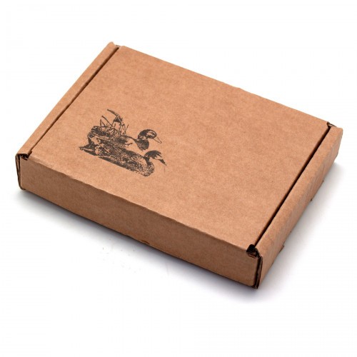 Обложка для автодокументов Пергама Утка из натуральной кожи Чёрный