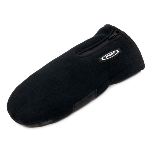 Рукавицы Стикхант Спорт зимние флис Черный